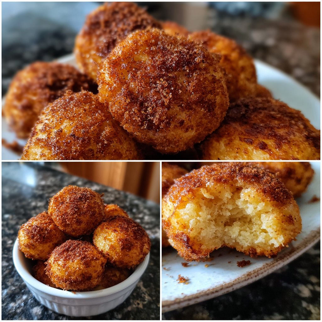 Quarkbällchen aus dem Airfryer ohne Zucker