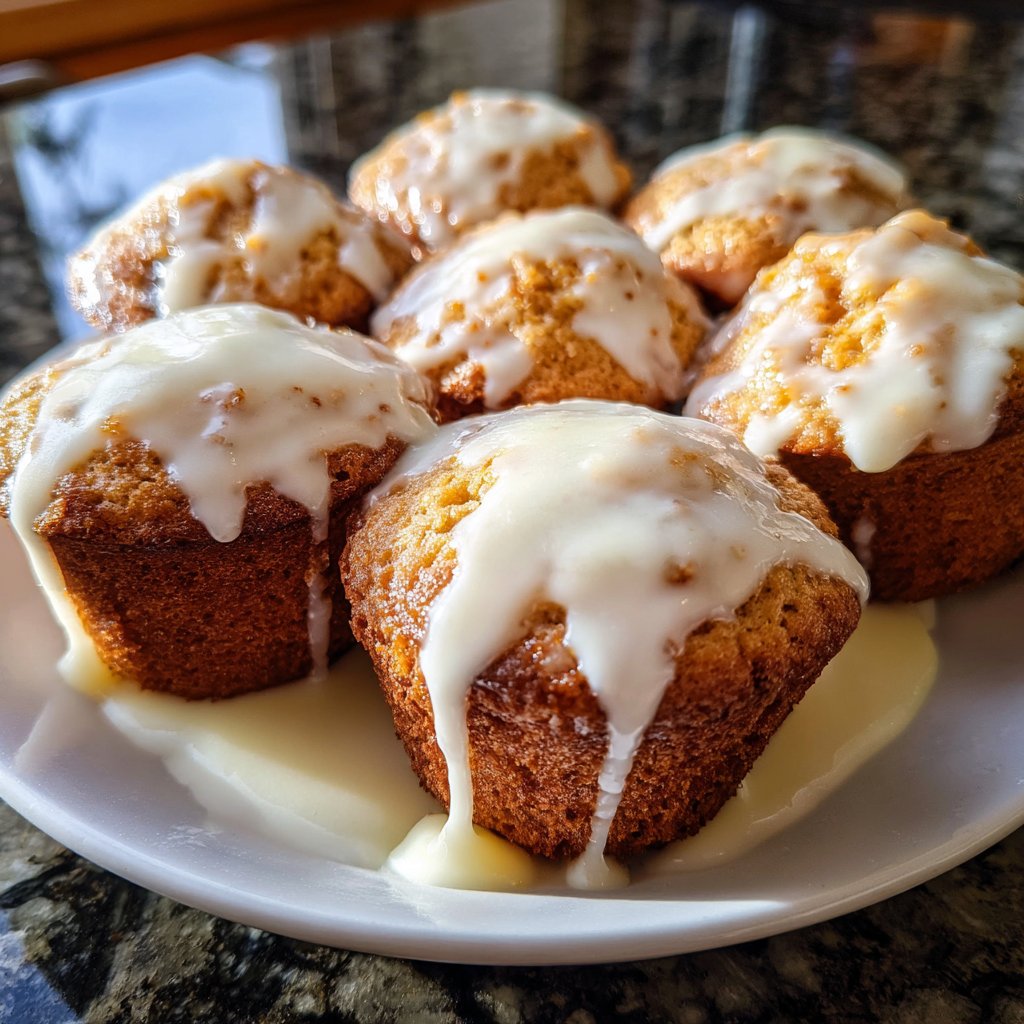 Muffins mit Vanillecreme