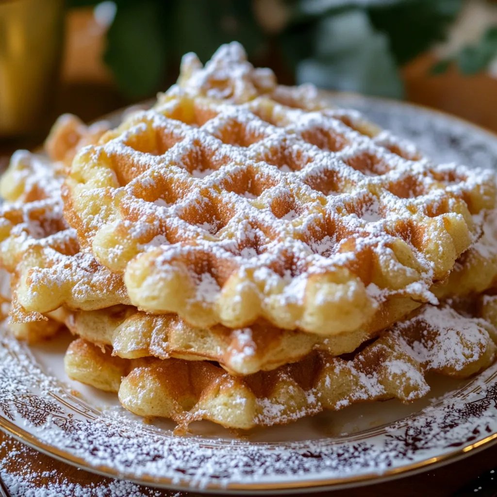 Fluffiger Waffelteig