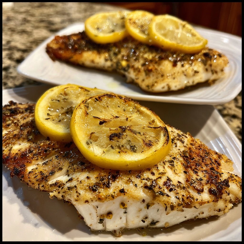Gesund & Leicht Zitronen-Gegrillter Fisch