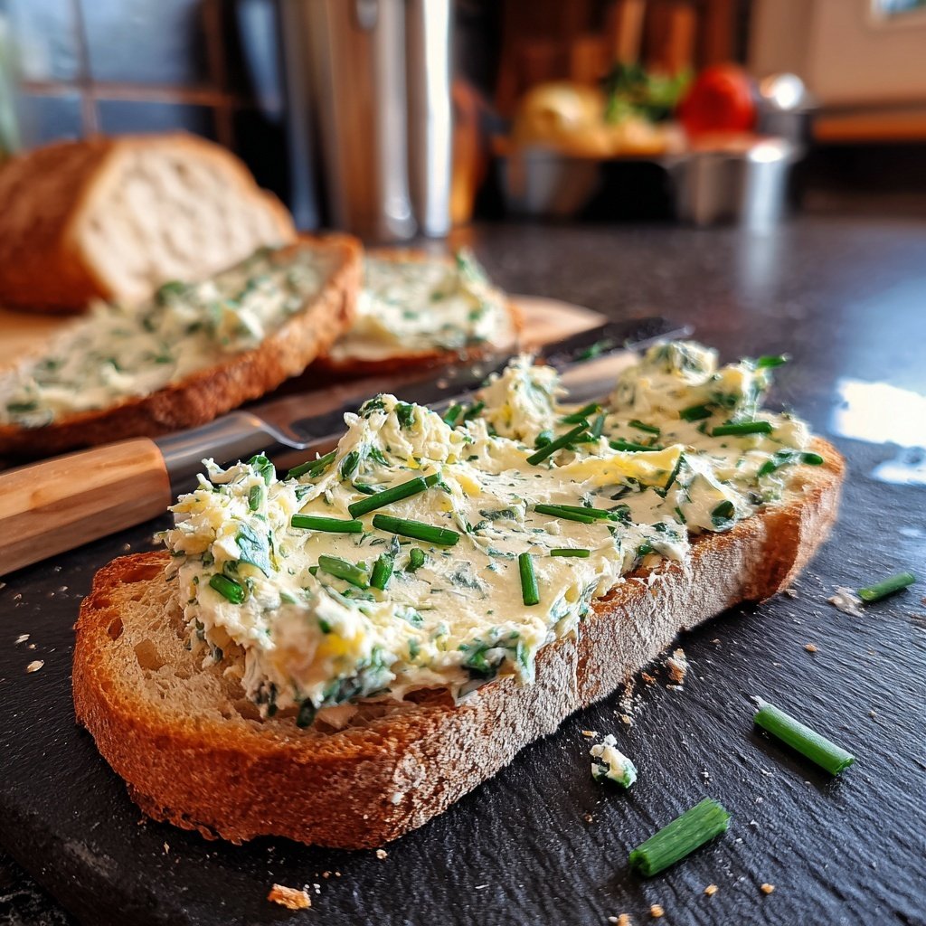 Kräuterbutter Mit Knoblauch Und Schnittlauch