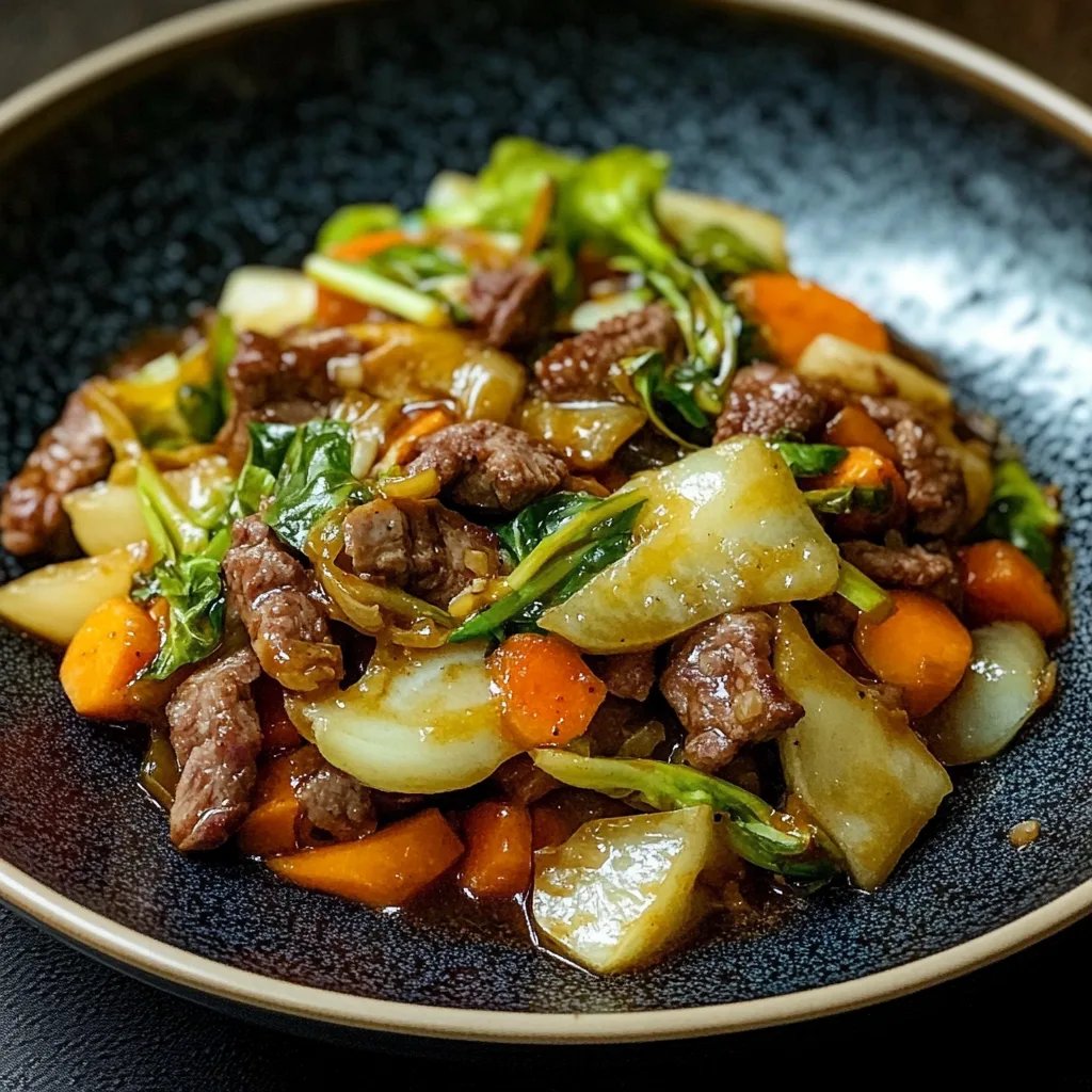 Chinakohl mit Hackfleisch