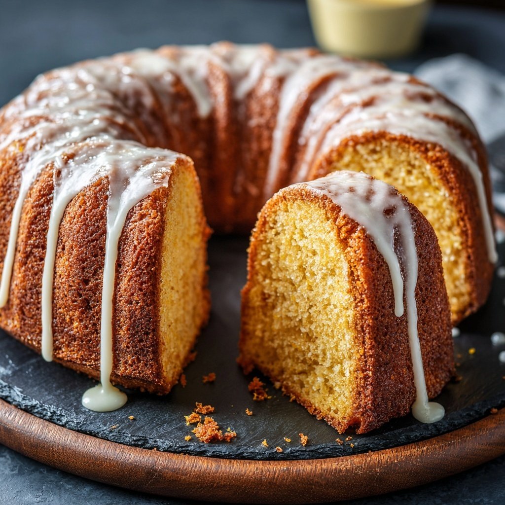 Karottenkuchen Mit Zitronen Zuckerguss