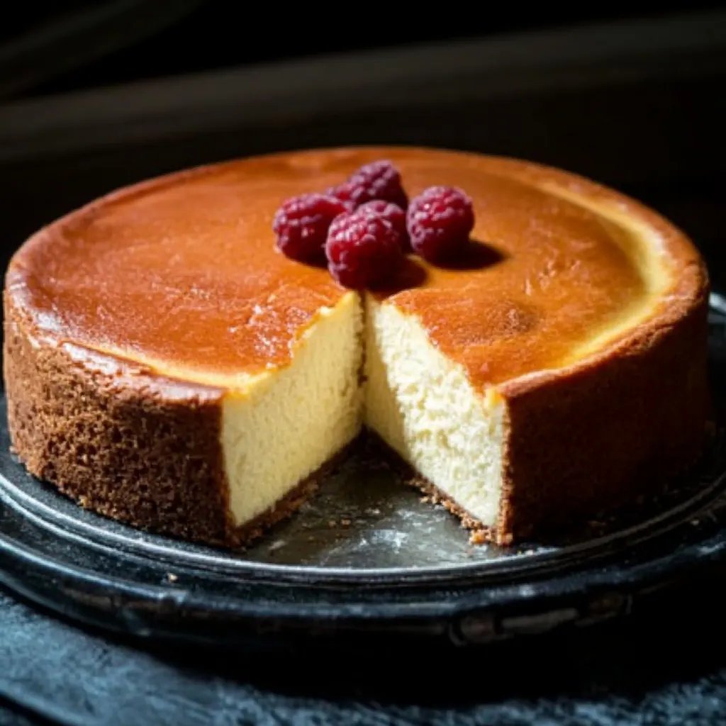 Käsekuchen ohne Boden – SOOO saftig & cremig!