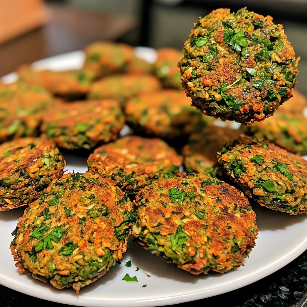 Falafel mit Petersilie
