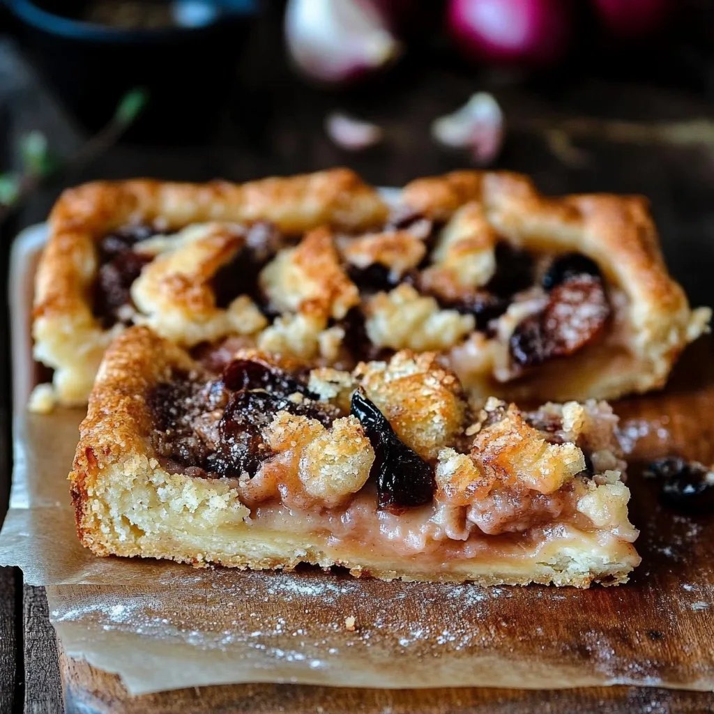 Kruche ciasto ze śliwkami i kruszonką