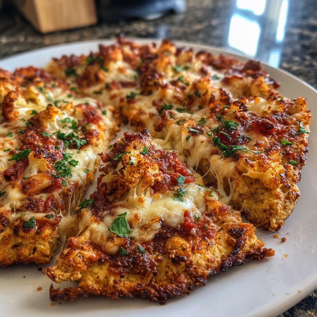 Blumenkohl Pizza Boden